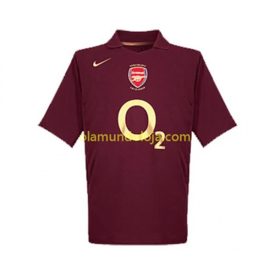 Camisola Arsenal 2005 Retro Homem Equipamento Primeiro Manga Curta